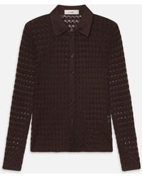 FRAME - The Bubble Stitch Shirt - Lyst