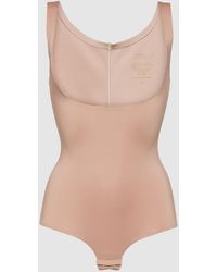 Frederick's of Hollywood - Hollywood Shape Sculpting Open Bust Bodysuit - Lyst
