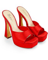 Frederick's of Hollywood - Elaina Platform Mule Heel - Lyst