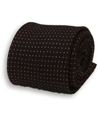 light blue nautical anchor print mens cotton tie by Frederick Thomas