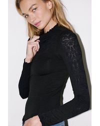 Intimately By Free People - Mixed Feelings Mock Neck Top By - Lyst