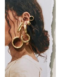 Free People - Plated Hoop Earring Set - Lyst