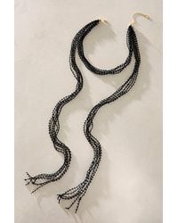 Free People - Kenzie Beaded Lariat Necklace - Lyst