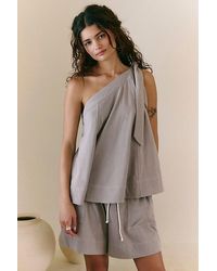Free People - Strada One-Shoulder Short Set By - Lyst