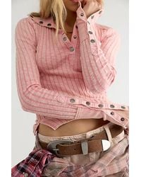 Free People - Surplus Cuff Top - Lyst
