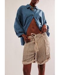Free People - Fp One Harrison Striped Shorts - Lyst