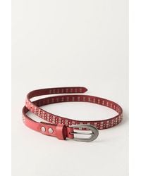 Free People - Brie Slim Stud Belt - Lyst