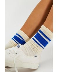 Free People - Mono Stripe Crew 2 Pack Socks - Lyst