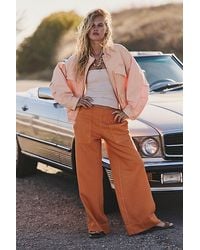 Free People - Breezy Denim Pull-On Jeans - Lyst
