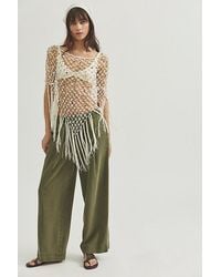 Free People - Tidal Moon Low-Rise Pull-On Pants - Lyst