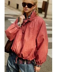 Free People - Chelsea Funnel-Neck Jacket - Lyst