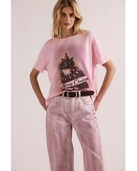 Free People - Merry Meowy Tee - Lyst
