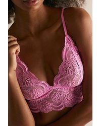 Intimately By Free People - Last Dance Lace Longline Bralette By - Lyst
