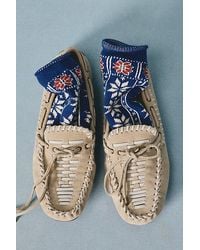 Free People - Misty Suede Moccasins - Lyst
