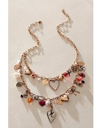 Free People - Maxamillion Charm Necklace - Lyst