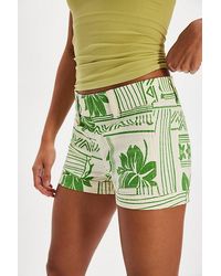 Free People - Retro Printed Mini Short - Lyst