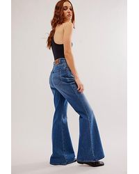 Lee Jeans - High-rise Flare Jeans At Free People In Moutain Hike, Size: 25 - Lyst