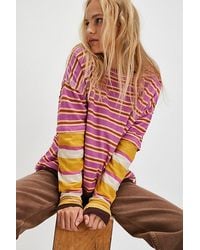 Free People - We The Free Nina Stripe Long-Sleeve Tee - Lyst