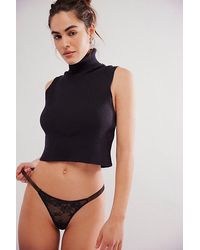 Free People - Care Fp Reya Lace Thong - Lyst
