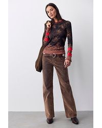 Free People - Easy Does It Printed Top - Lyst