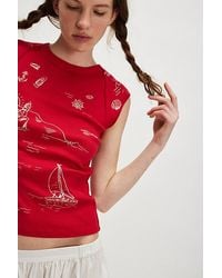 Ragabond - Nautical Doodle Tee By - Lyst
