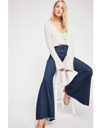 Free People Just Float On Flare Jeans By We The Free - Blue