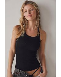 Free People - Ribbed Seamless Tank - Lyst
