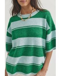 Free People - Margot Stripe Softspun Sweater Tee - Lyst