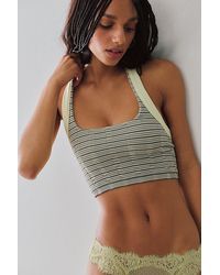Intimately By Free People - Wide Awake Striped Halter Tank Top By - Lyst