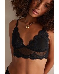 Intimately By Free People - Fiona Mesh Longline Bralette By - Lyst