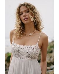 free-est - Sandoll Cotton Mini Dress By - Lyst