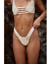 Indah - Samui Macrame Bikini Bottoms - Lyst
