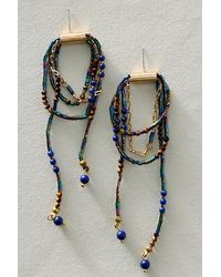 Free People - Muse Semi-Precious Stone Beaded Dangle Earrings - Lyst