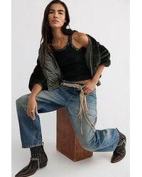 RE/DONE - Multi Stud Ribbed Tank - Lyst