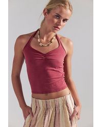 Free People - Sweetheart Halter Top - Lyst