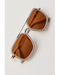 Free People - Luna Classic Tinted Aviator Sunglasses - Lyst