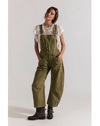 Free People - We The Free Good Luck Barrel Overalls - Lyst