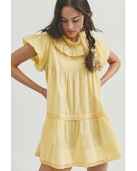 Free People - Clarise Mini Dress - Lyst