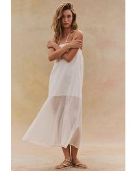free-est - Sabeen Tube Midi Dress By - Lyst