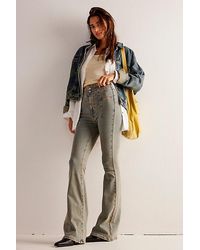 Free People - Jayde Flare Jeans At Free People In Neptune, Size: 24 - Lyst