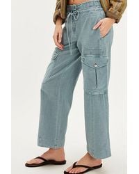 Free People - We The Free Park Ave Pull-On Cargo Pants - Lyst