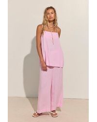 Free People - Sightseer Linen Set - Lyst