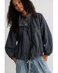 Free People - Chelsea Funnel-Neck Oversized Jacket - Lyst