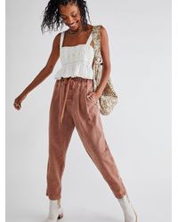 Free People Margate Pleated Trouser in 