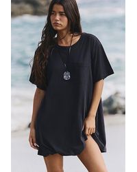 free-est - Shorebound Cotton-Jersey Mini Dress By - Lyst