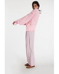 Free People - Day's End Linen Pull-On Pants - Lyst