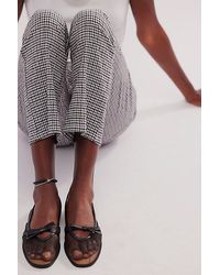 Free People - Mesh Mania Bow Flats - Lyst