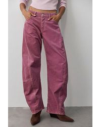 Free People - Fable Washed Cord Twisted Jeans - Lyst