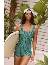 Rhythm - Tank Short One-Piece Surf Suit - Lyst