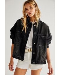 Free People - We The Free Opal Swing Denim Jacket - Lyst